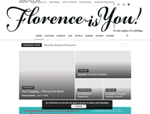 Tablet Screenshot of florenceisyou.com
